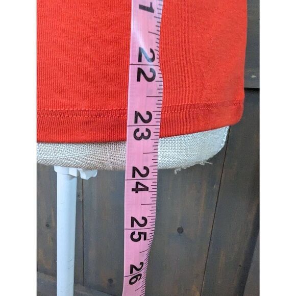 Zara Tank top Women's Small Red Sleeveless 100% Cotton - Picture 4 of 6